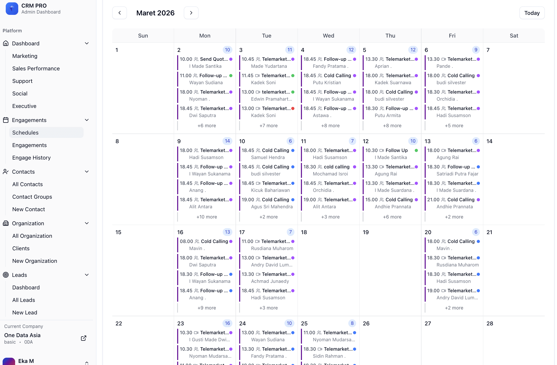 Kalender & Manajemen Jadwal